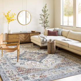 Tapis Vintage Oriental Multicolore/Taupe Casa