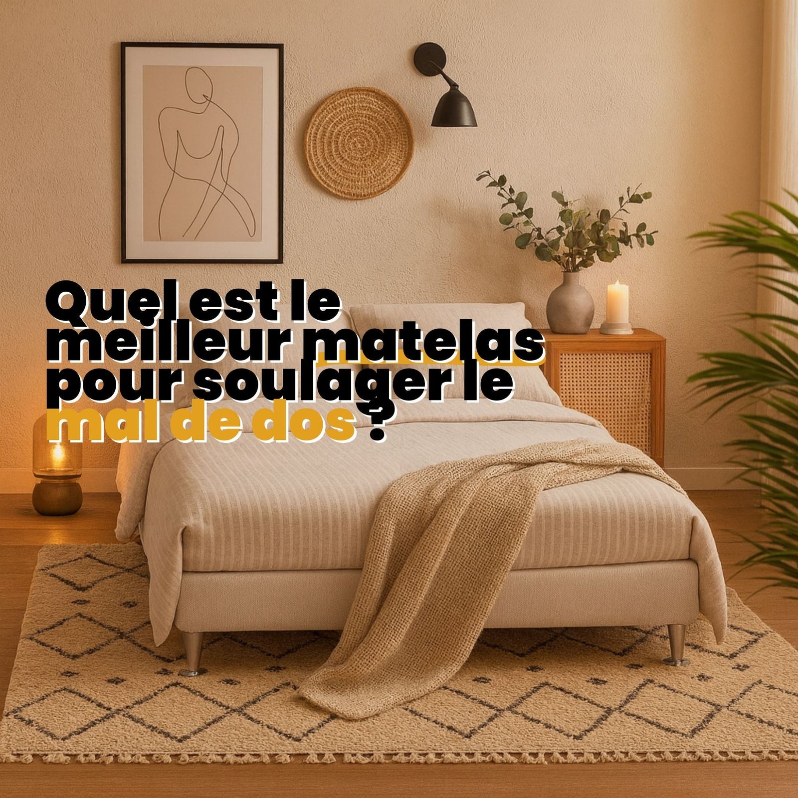 Quel est le meilleur matelas pour soulager le mal de dos ?