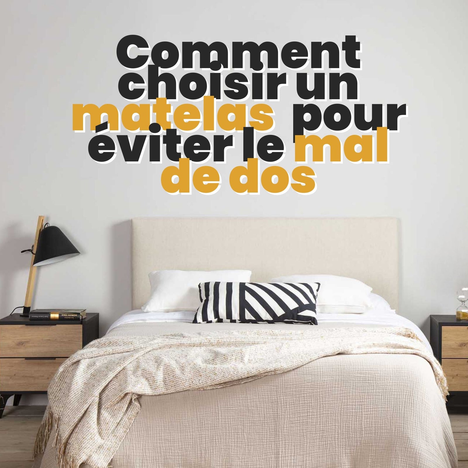 Comment ne plus se réveiller avec un mal de dos ?
