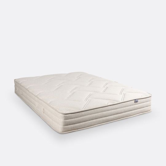 Matelas Origine LA REDOUTE INTÉRIEURS 532 ressorts ensachés, 7 zones, soutien ferme, accueil moelleux beige lin