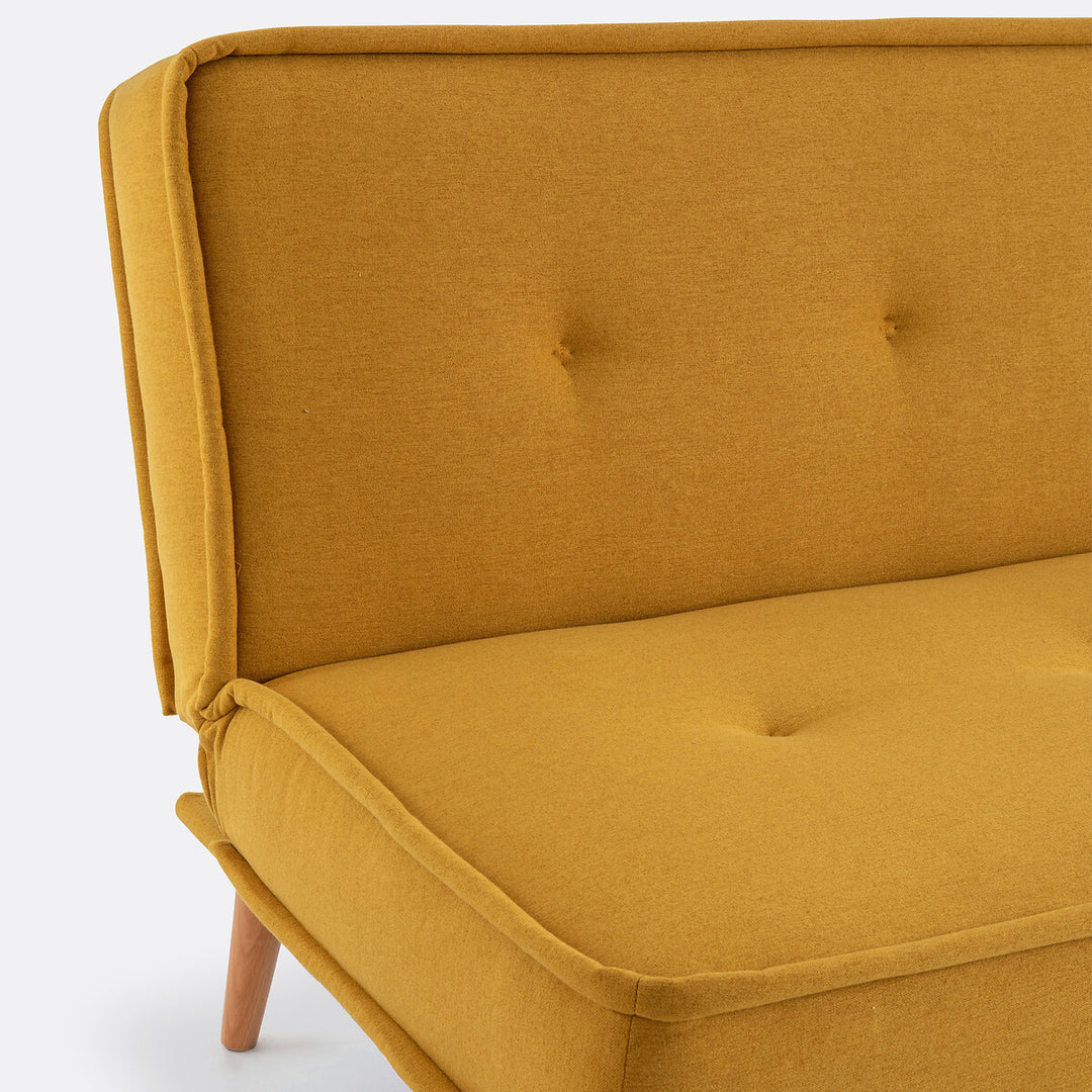 Banquette-lit, Juno jaune moutarde La Redoute Interieurs
