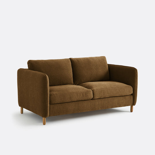 Canapé convertible La Redoute interieurs 3 places Loméo Bronze