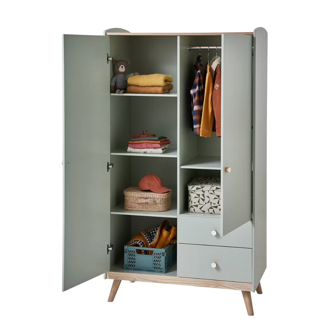 Armoire VERTBAUDET 2 portes CONFETTI - vert