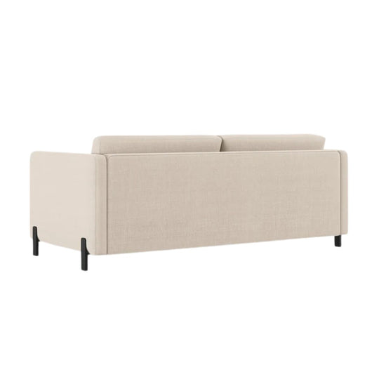 Canapé MICADONI convertible GLORIA 3 places en tissu beige
