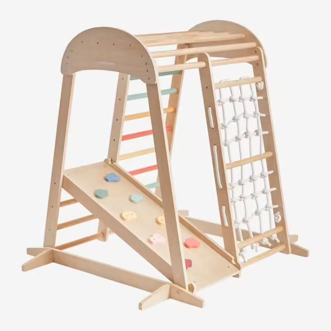 Parcours de motricité intérieur en bois FSC® bois VERTBAUDET