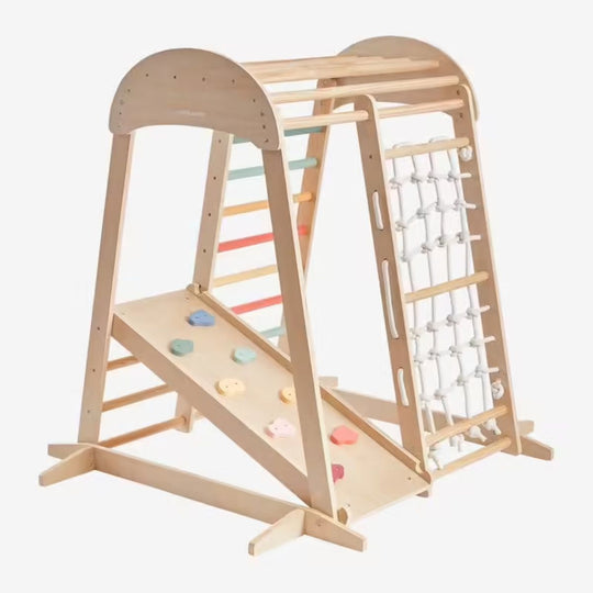 Parcours de motricité intérieur en bois FSC® bois VERTBAUDET