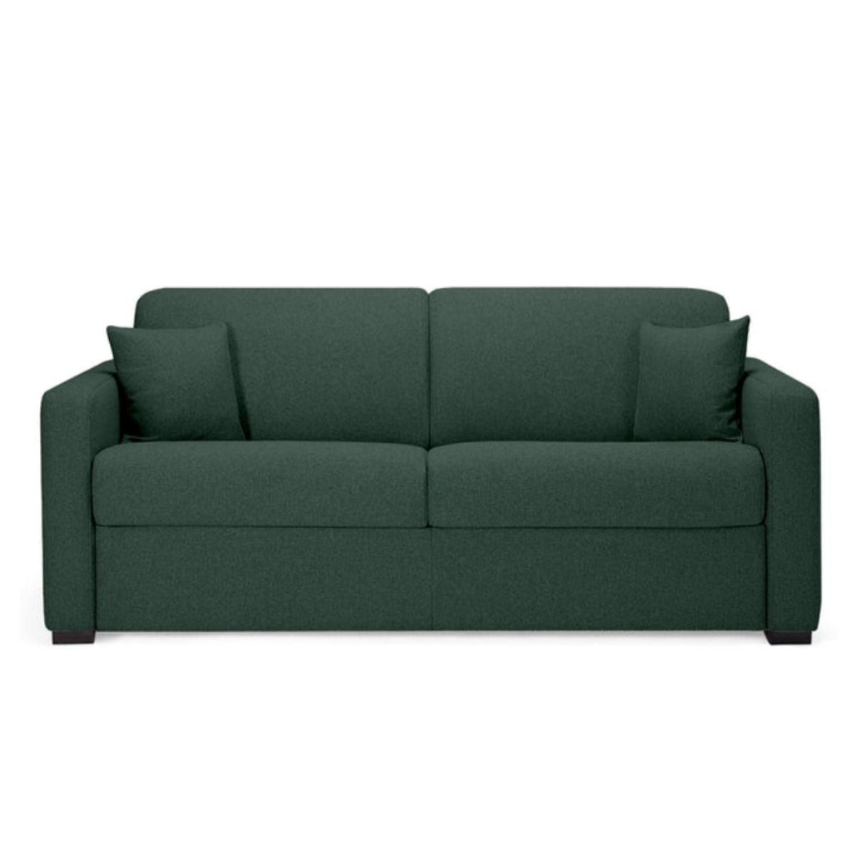 Canapé convertible MANOSQUE 140x190cm vert sapin CONVERTIBLE CENTER