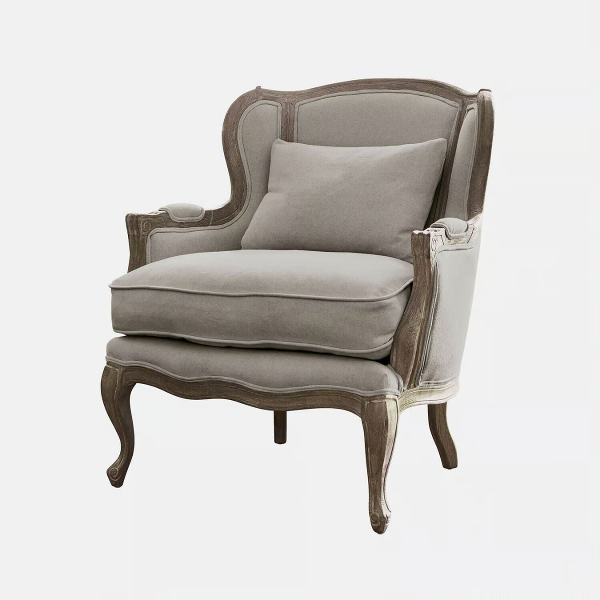 Fauteuil LOBERON Kingswinford tissu gris