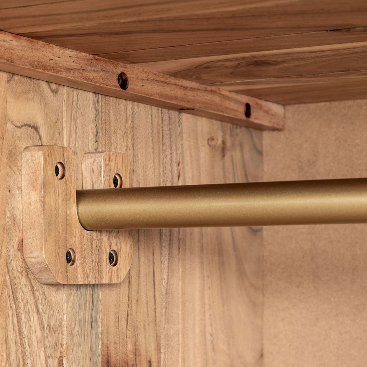 SKLUM- Armoire en bois d'acacia Petter