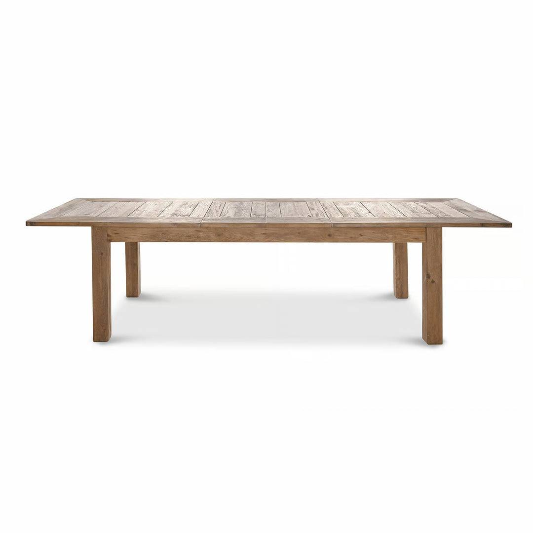 Table à manger extensible LOBERON Amherst rustique en bois de pin