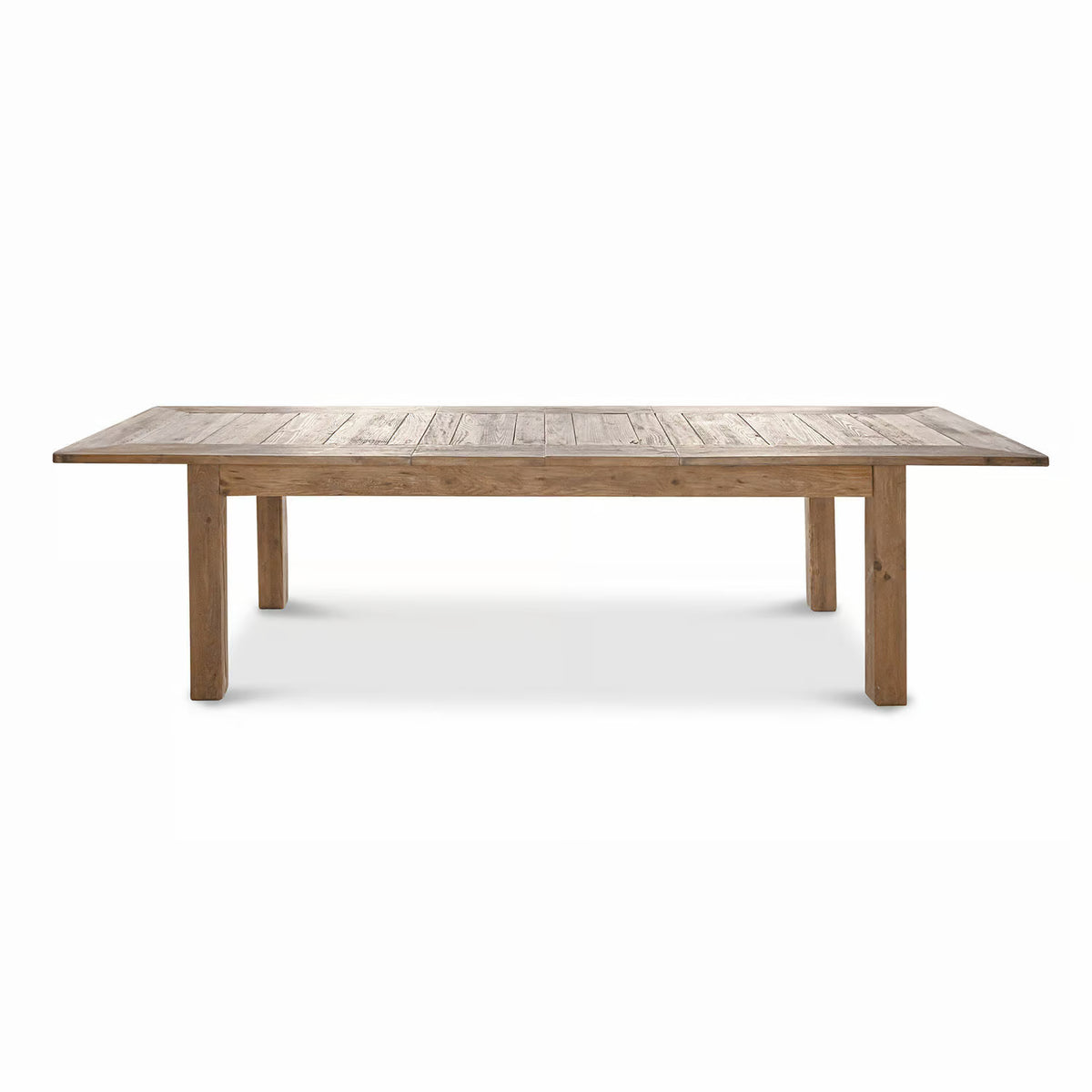 Table à manger extensible LOBERON Amherst en bois de pin + 2 bancs