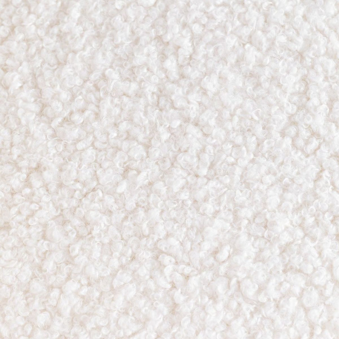 Fauteuil à bascule SKLUM rembourrée Abigray blanc