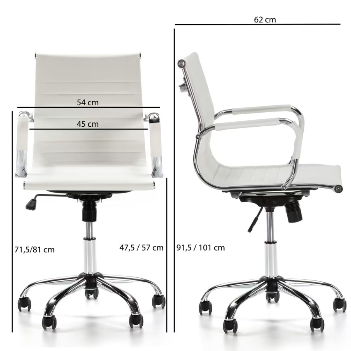 Fauteuil de bureau blanc