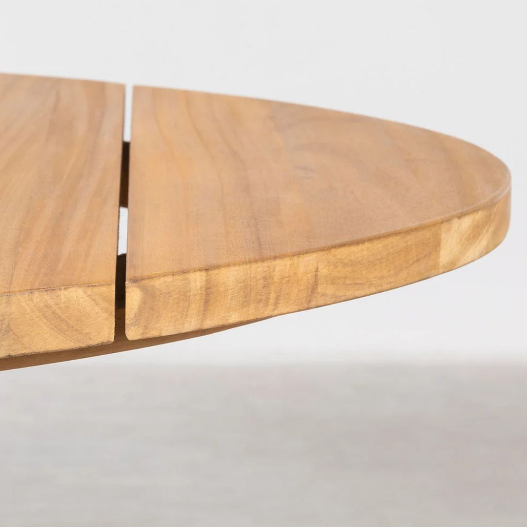 Table de jardin ovale SKLUM 200x110 cm en bois d'acacia Mura