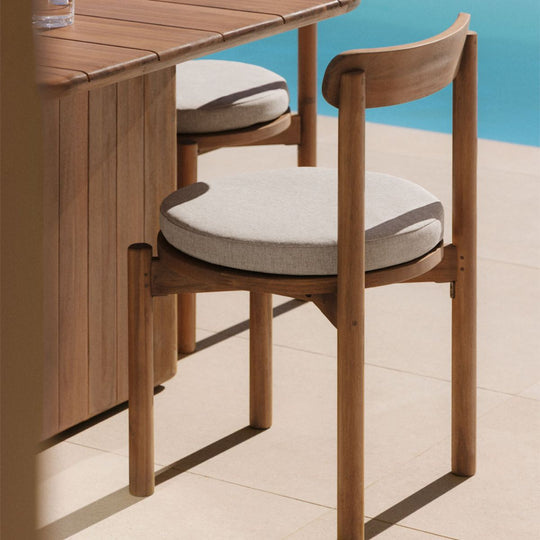 Lot de 2 chaises de jardin SKLUM Nualis en acacia