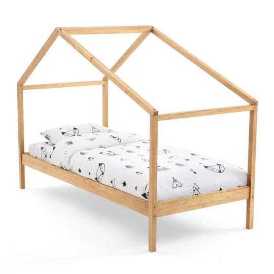 Lit cabane en pin massif avec sommier Spidou La Redoute Interieurs