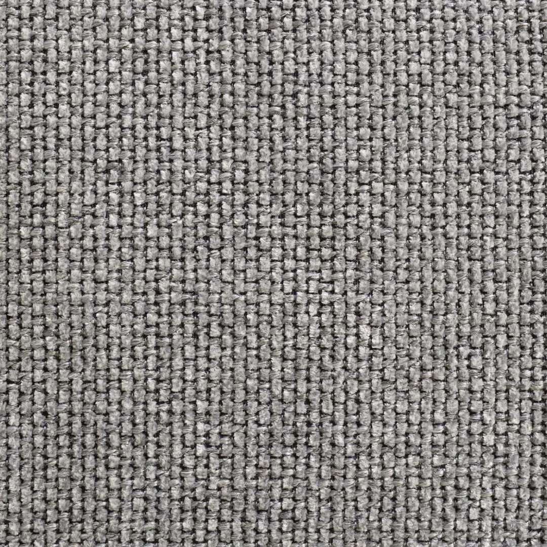 ALINEA Canapé 4 places COLINE convertible en tissu tramé piétement noir - gris ardoise