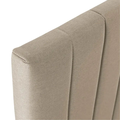 Tête de lit Eris en tissu beige 90x60cm