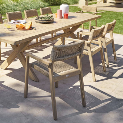 Lot de 2 Fauteuils HESPERIDE TEIMERA en acacia