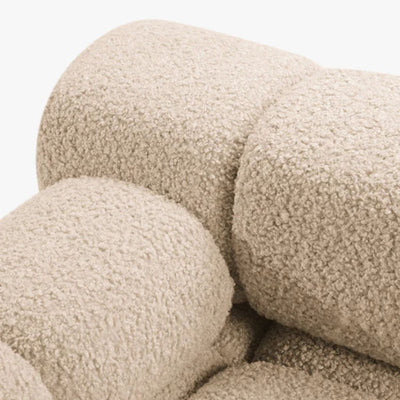 Canapé modulaire en velours Bellis Micadoni 2 places