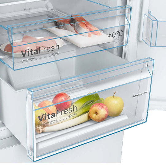 Réfrigérateur combiné BOSCH KGN36VWED Blanc 186x60cm