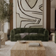 Canapé Lush vert Kaki SIA Home