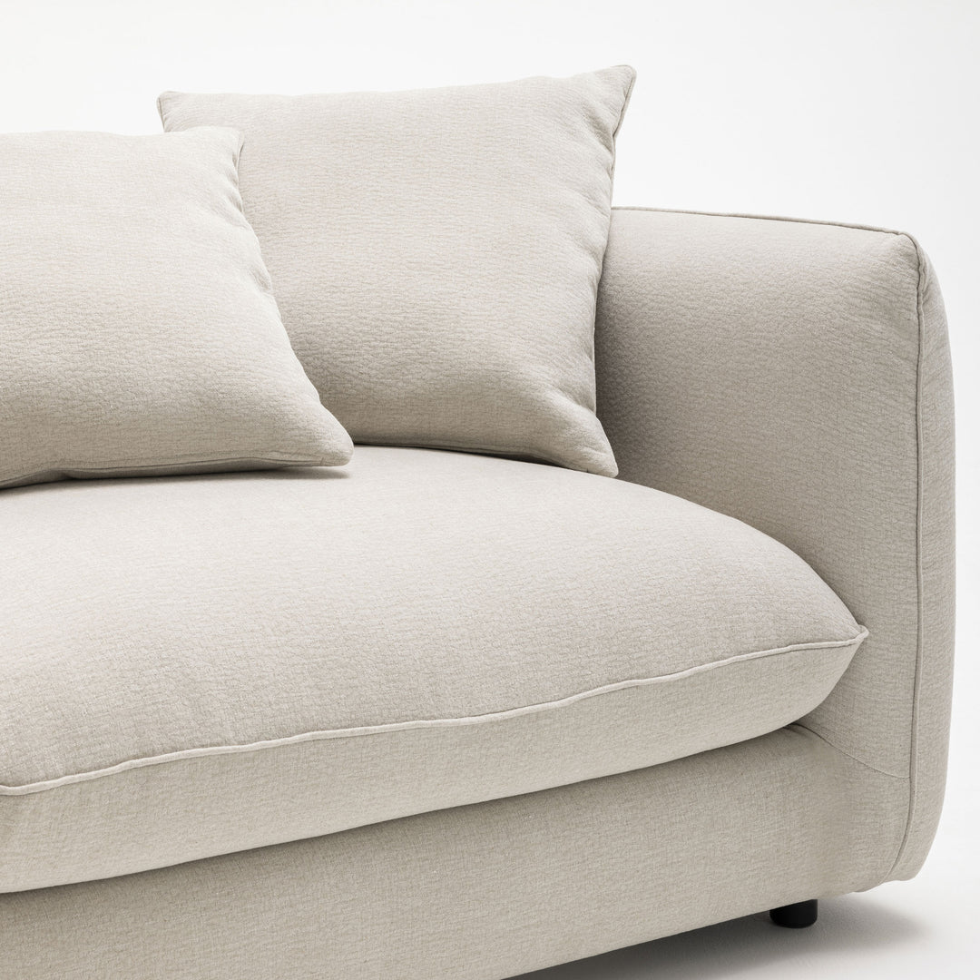 Canapé DRAWER convertible 3 places en tissu Popi