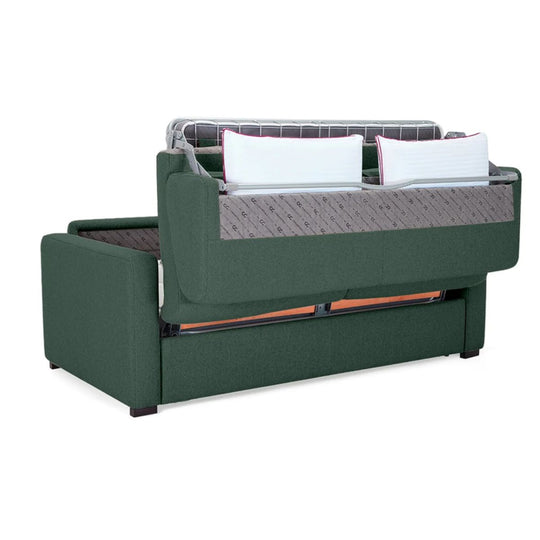 Canapé convertible MANOSQUE 140x190cm vert sapin CONVERTIBLE CENTER