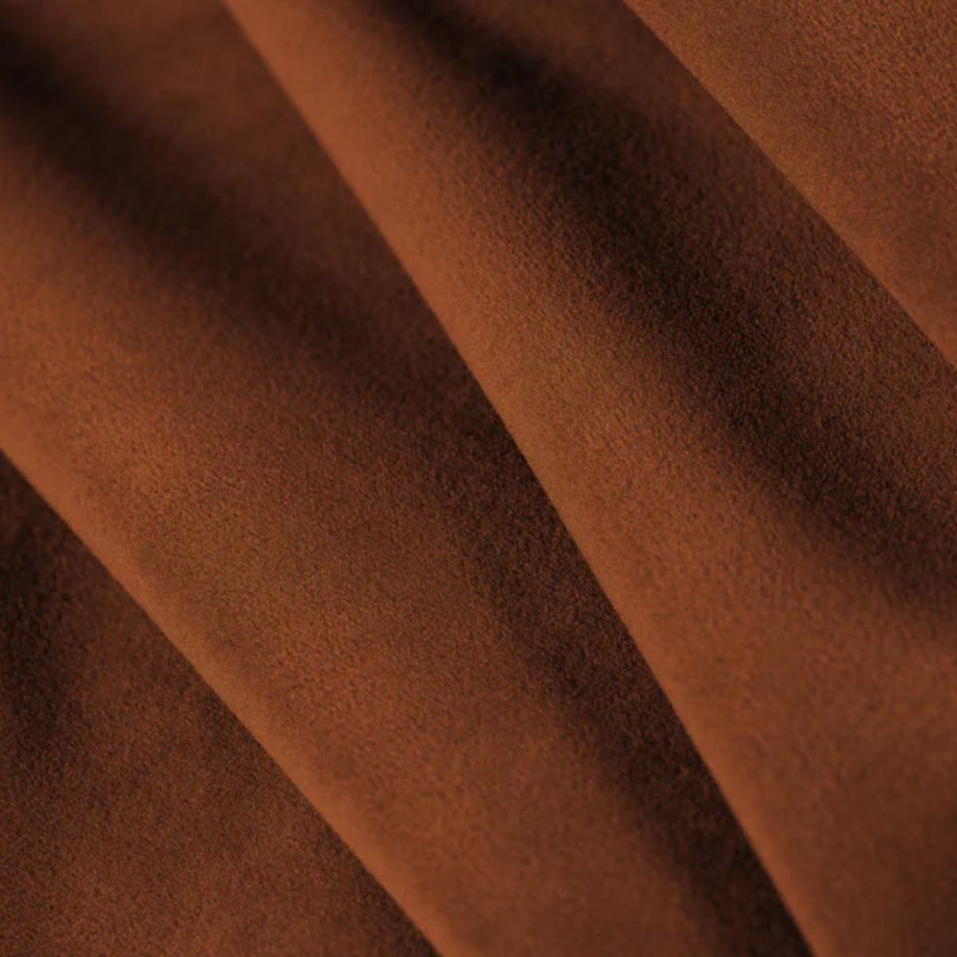 Canapé MICADONI Lupine en velours Terracotta