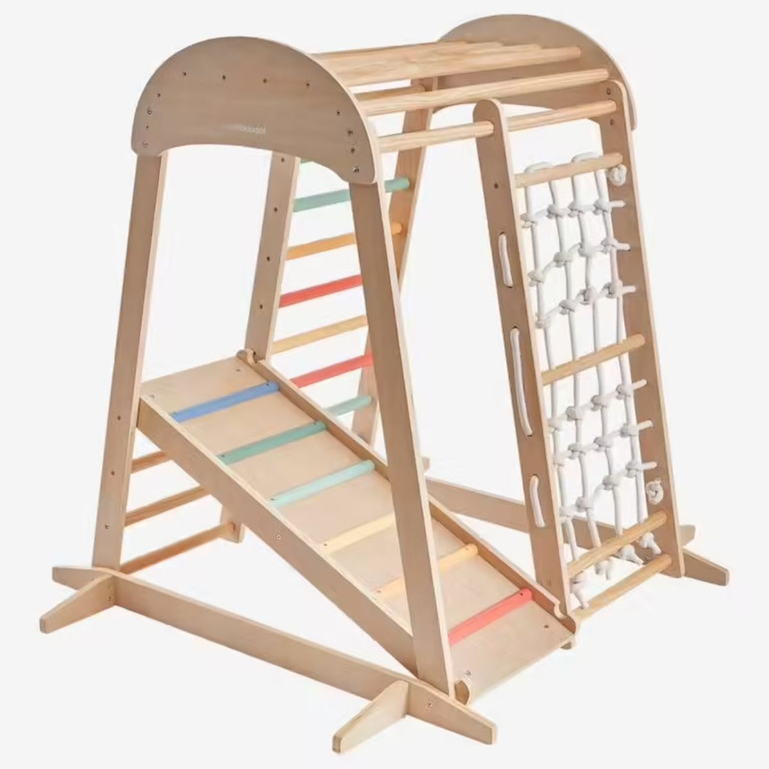 Parcours de motricité intérieur en bois FSC® bois VERTBAUDET