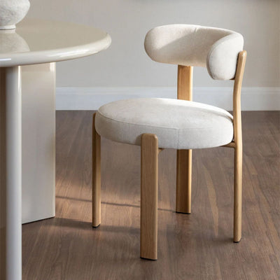 Lot de 2 chaises SKLUM de salle à manger en tissu chenille Jolie