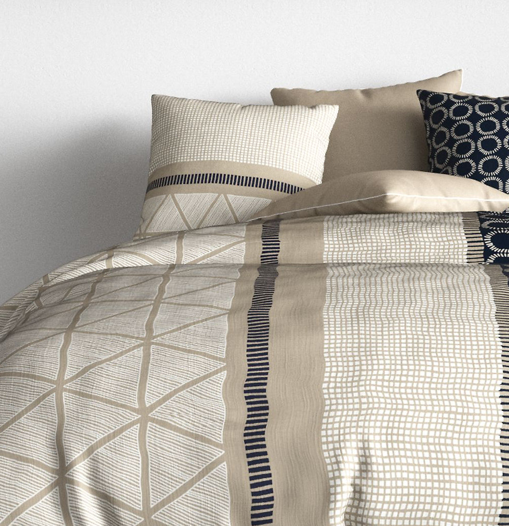 Parure de lit Bâton Rouge 100 % coton 57 fils NAIROBI