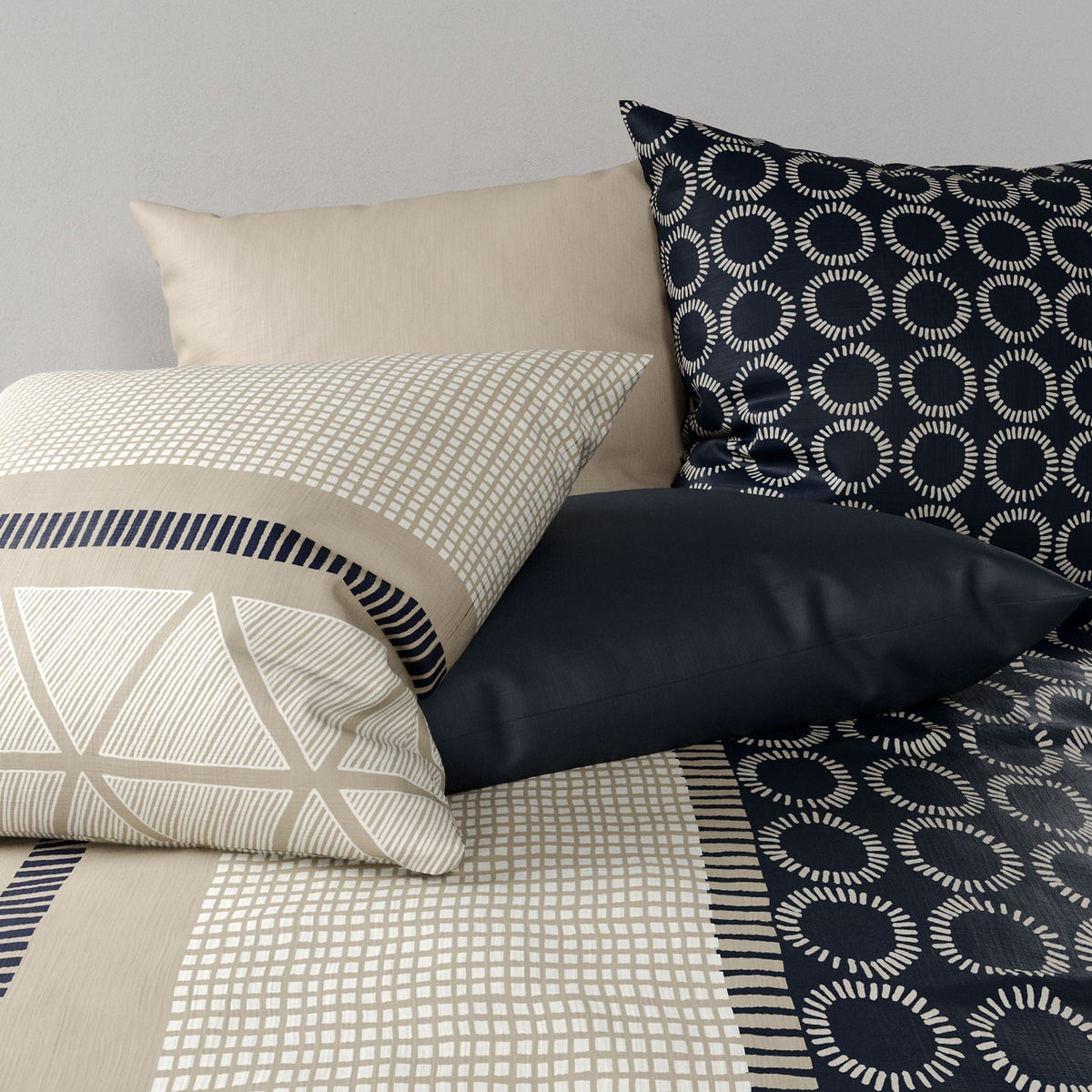 Parure de lit Bâton Rouge 100 % coton 57 fils NAIROBI