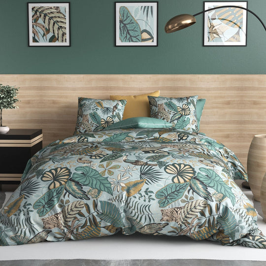 Parure de lit 100% coton 57 fils CANCUN