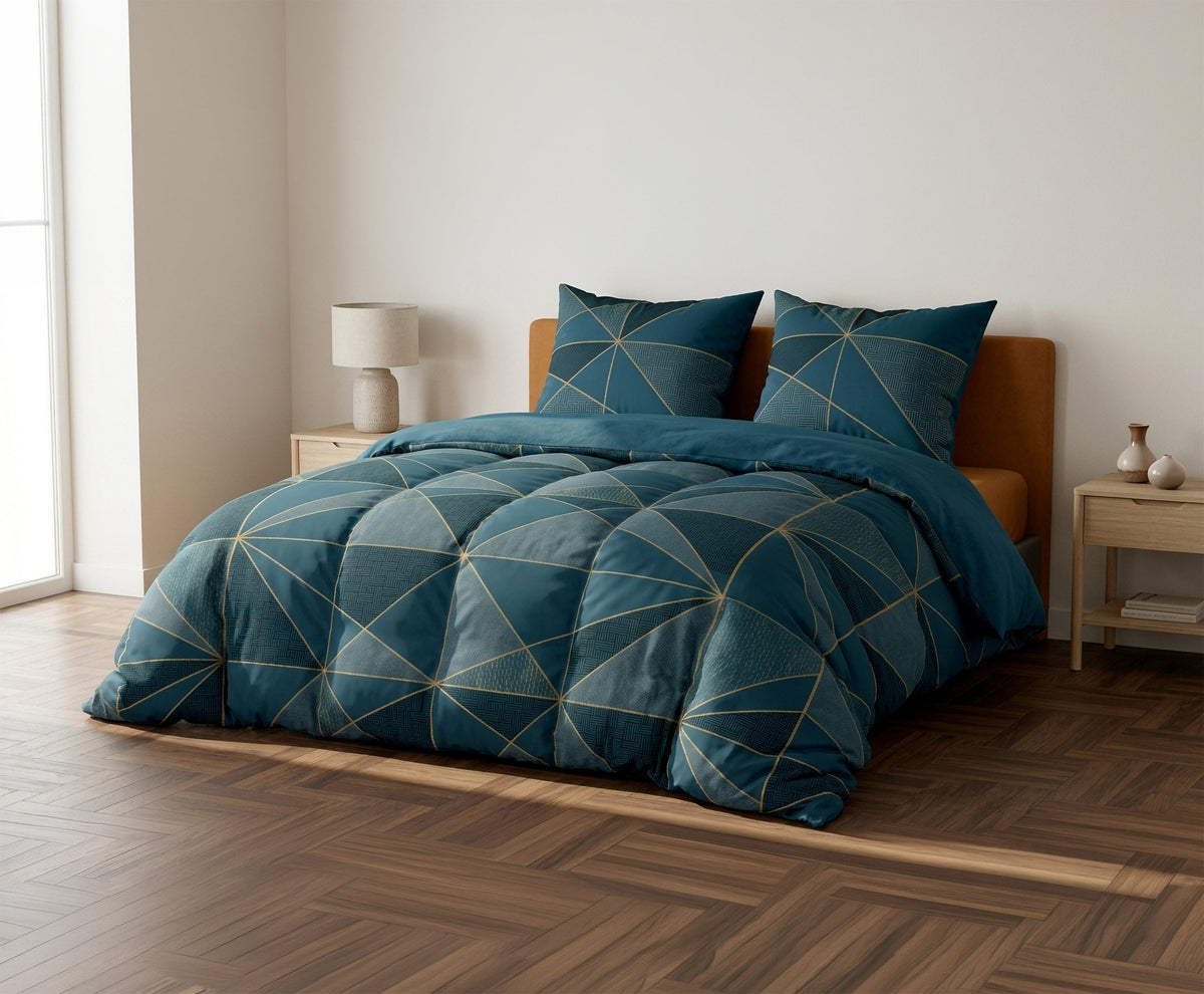 Parure de lit 100% coton 57 fils Reno, vue 2
