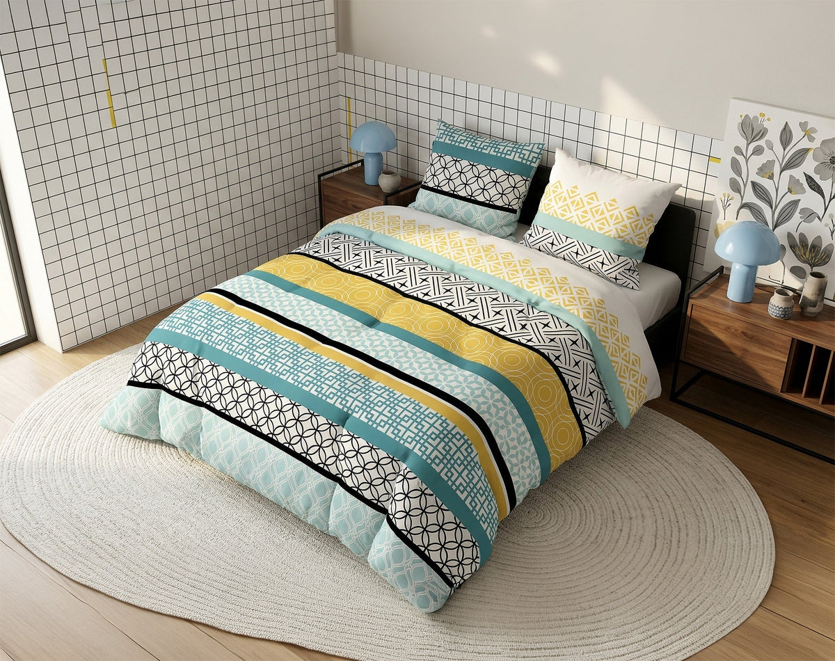 Parure de lit 100% coton 57 fils Citedor, vue 3