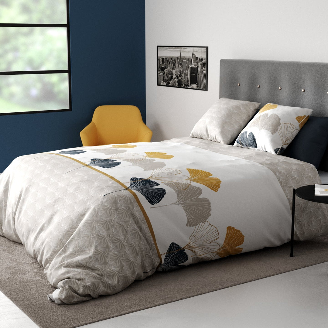 Parure de lit 100% coton 57 fils Mangae