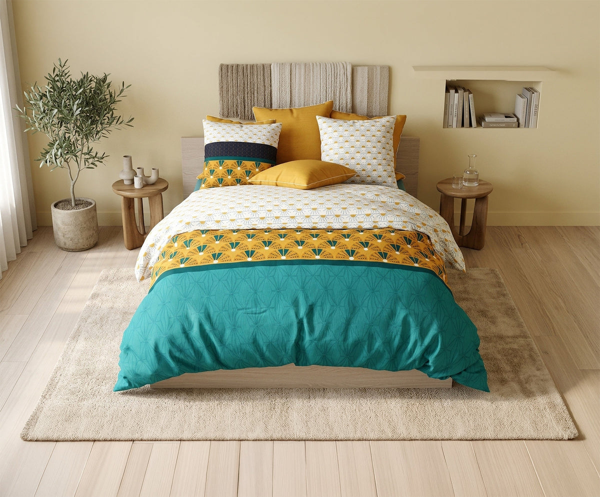 Parure de lit 100% coton 57 fils Madra, vue 3