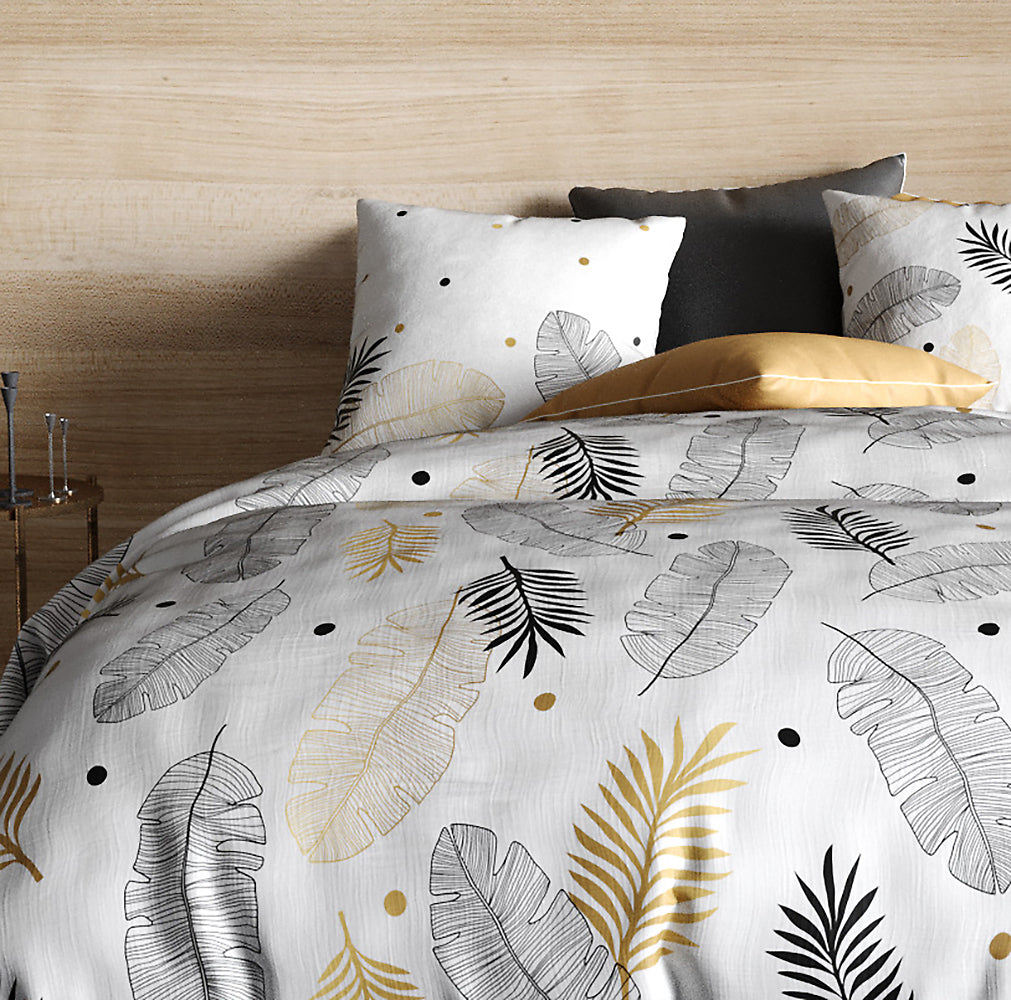 Parure de lit 100% coton 57 fils ENVOLE