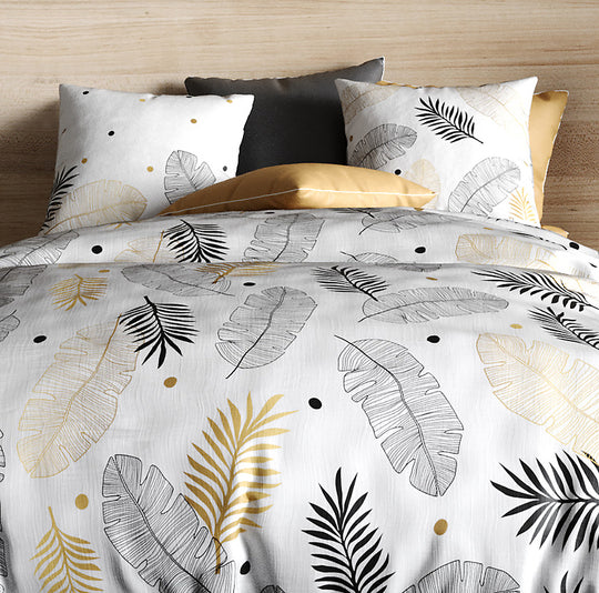 Parure de lit 100% coton 57 fils ENVOLE
