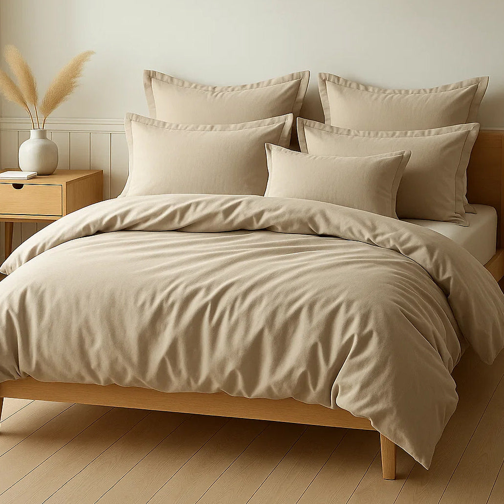 Parure de lit Bâton Rouge 100 % coton 57 fils