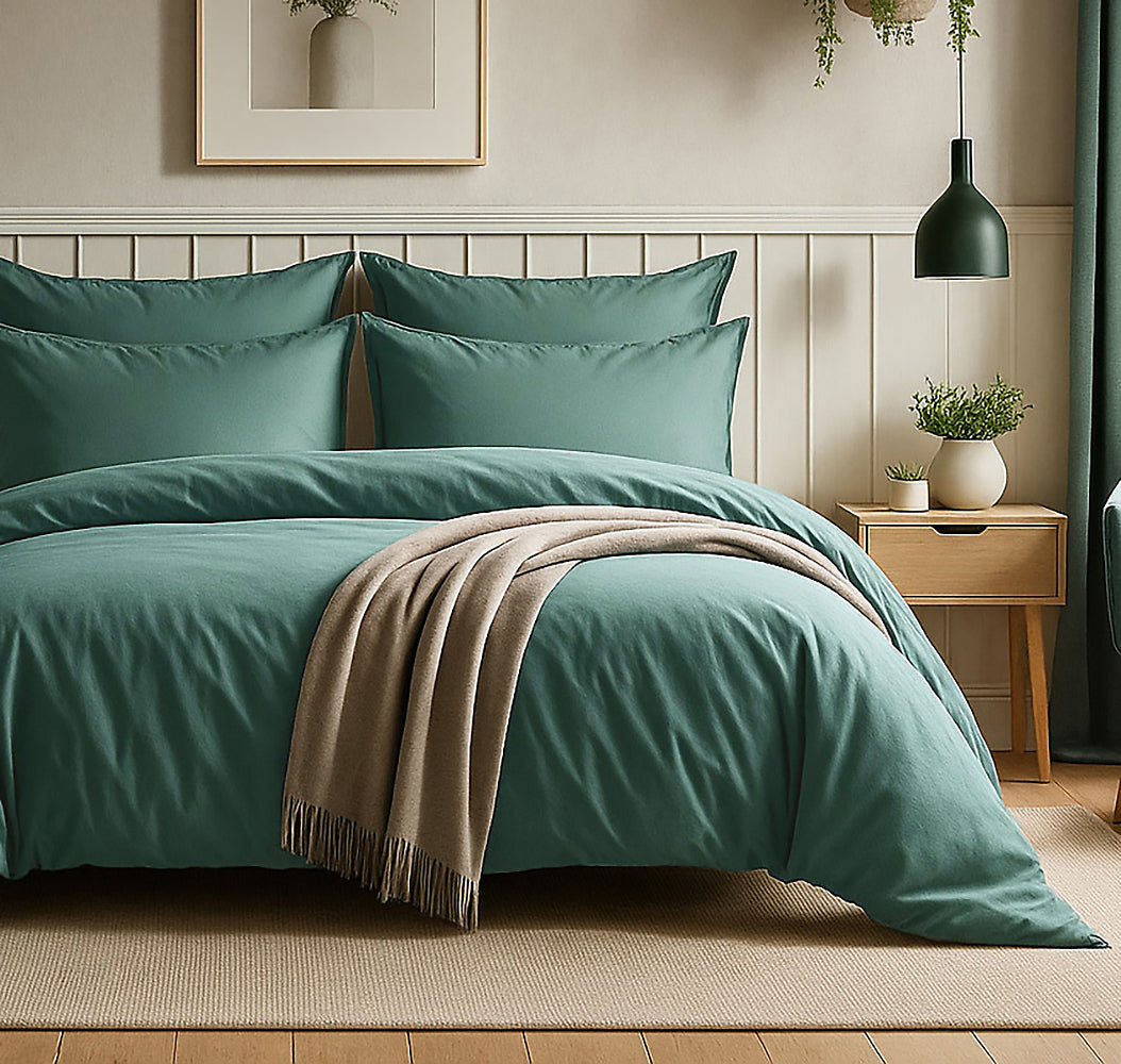 Parure de lit Bâton Rouge 100 % coton 57 fils