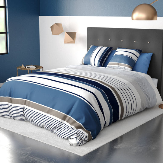 Parure de lit 100% coton 57 fils Belize