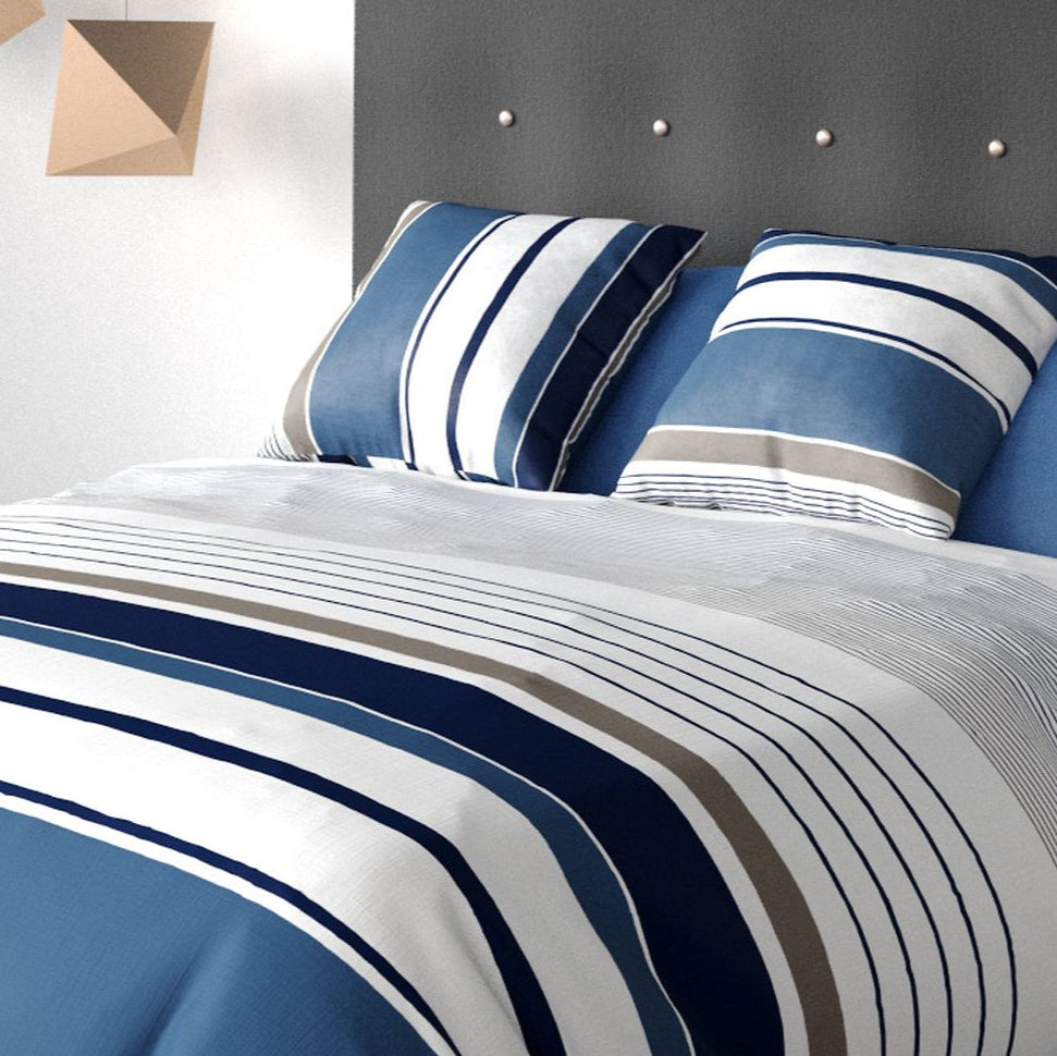 Parure de lit 100% coton 57 fils Belize