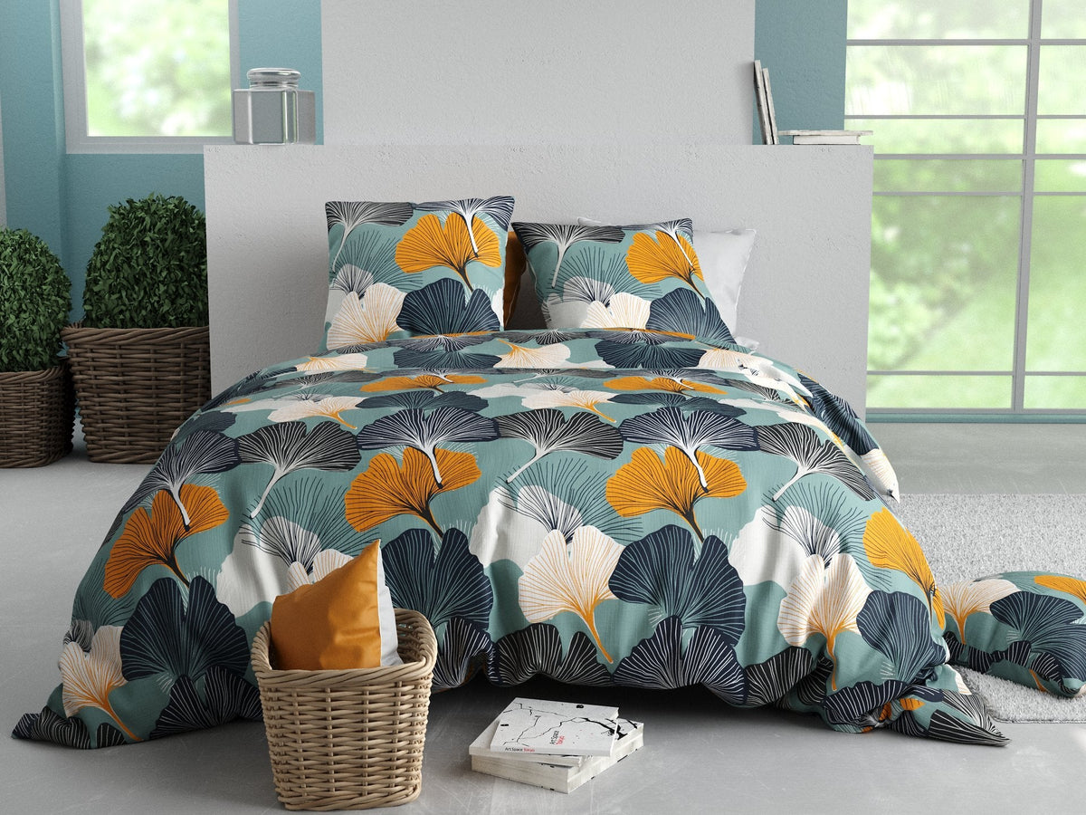 Parure de lit 100% coton 57 fils Gink, vue 4
