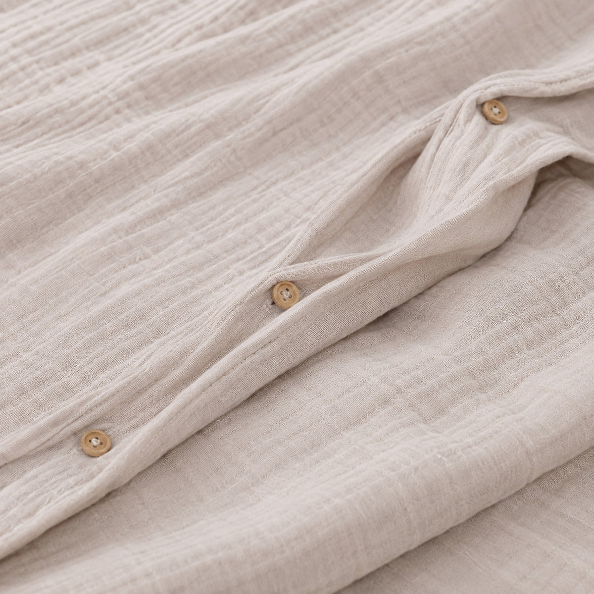 Parure de lit Bâton Rouge en double gaze de coton