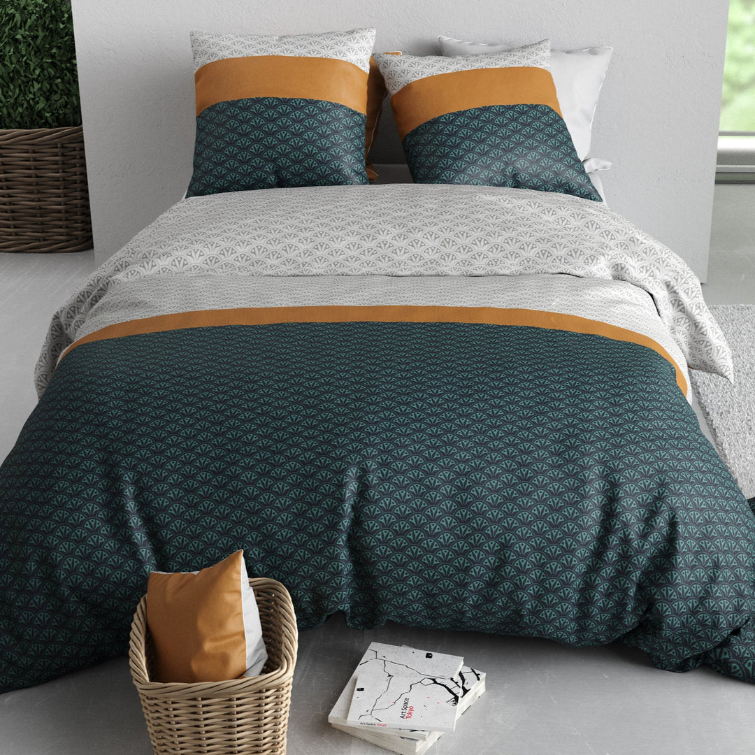 Housse de Couette Marron – 100% Cotton Housse de Couette Marron – 100% Cotton