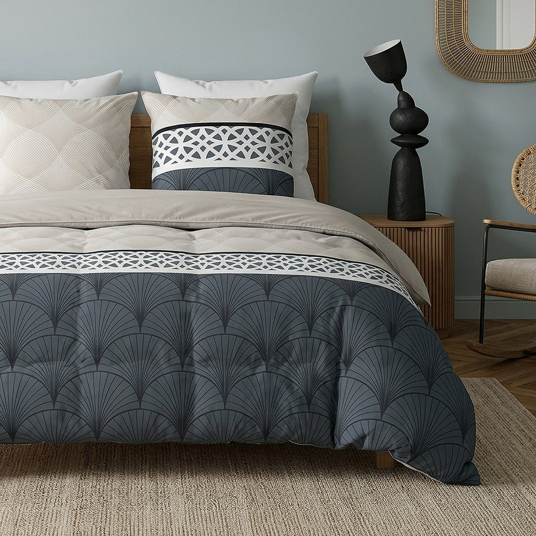 Parure de lit 100% coton 57 fils Arcadia, vue 2