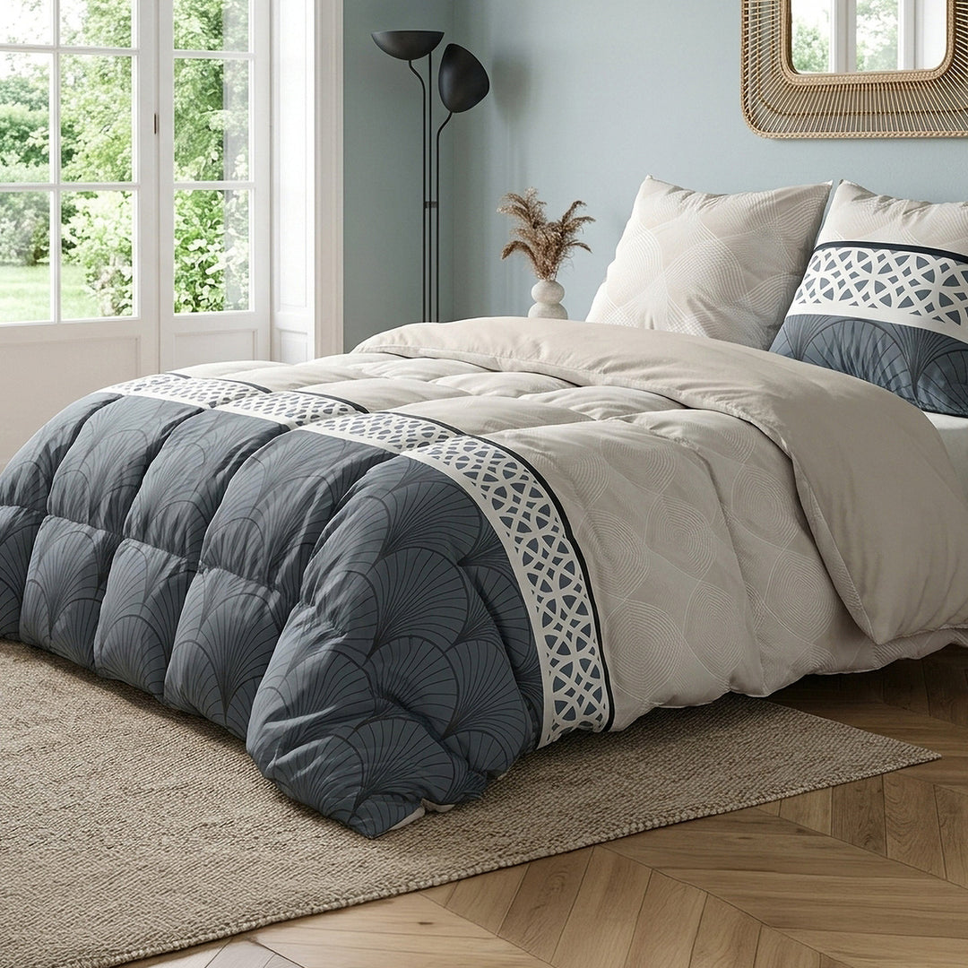 Parure de lit 100% coton 57 fils Arcadia, vue 3