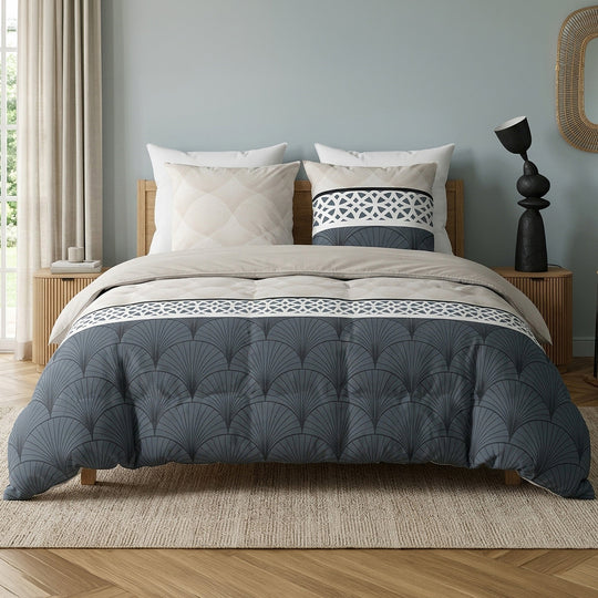 Parure de lit 100% coton 57 fils Arcadia, vue 4